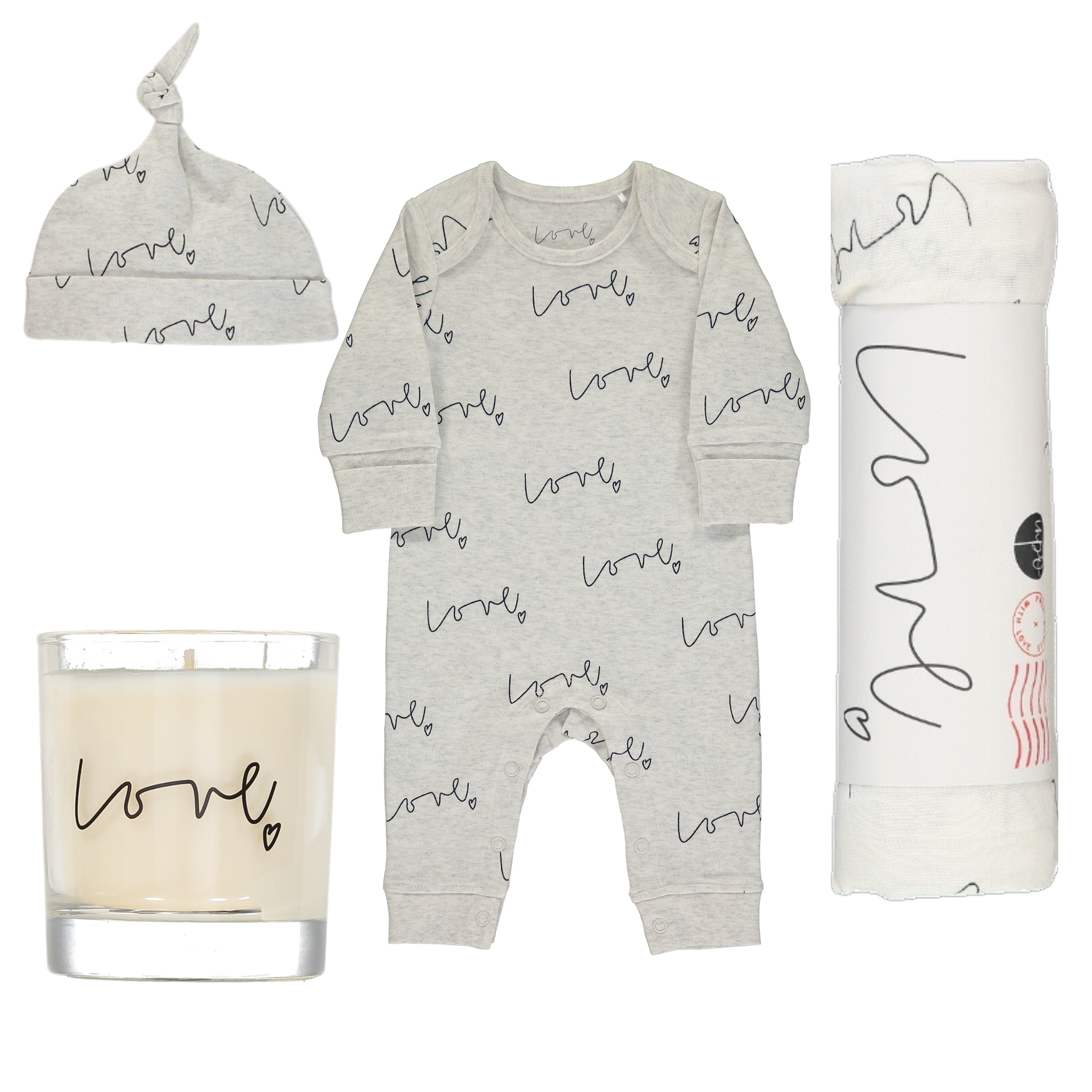 Big love organic baby gift set