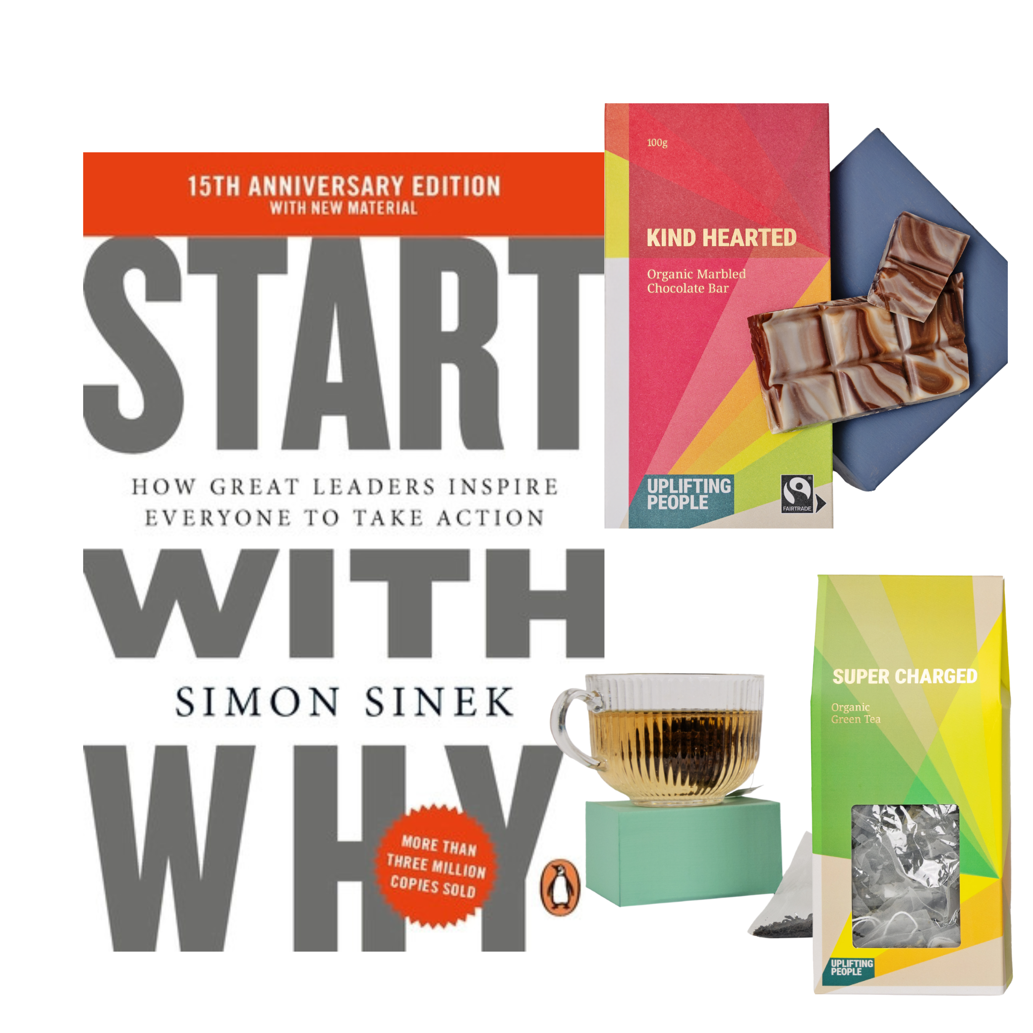 Start With Why and Chocolate & Tea Gift set